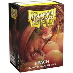 Standard Dragon Shield Sleeves (100) – Matte Dual Peach
