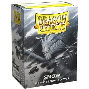 Standard Dragon Shield Sleeves (100) – Matte Dual Snow