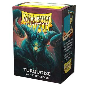Standard Dragon Shield Sleeves (100) – Turquoise (Ateback) Matte