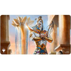 MTG Aetherdrift Playmat Commander feat. Temmet, Naktamun’s Will