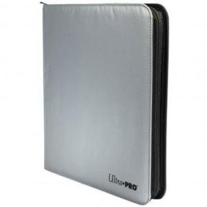 12-Pkt Zippered PRO Binder – Silver