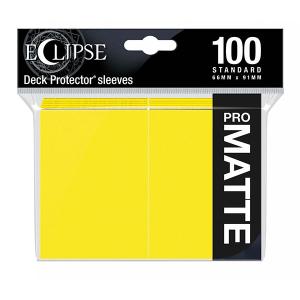 UP Eclipse Gloss Pro-Matte Standard Sleeves – Lemon Yellow