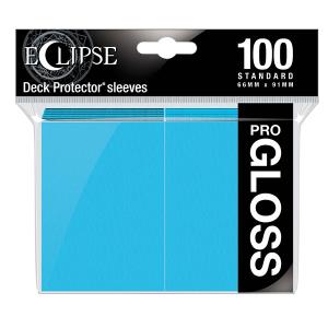 Ultra Pro – Eclipse Gloss Standard Sleeves 100 Pack – Sky Blue