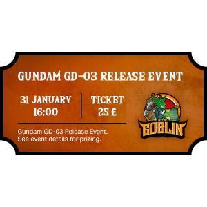 Gundam Steel Requiem ( GD-03 ) Release Event – 31st of January